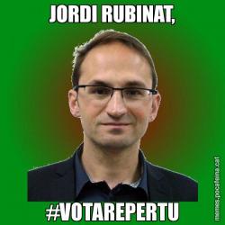 JORDI RUBINAT, #VOTAREPERTU