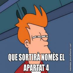 QUE SORTIRÀ NOMÈS EL APARTAT 4