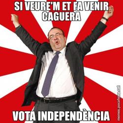 SI VEURE'M ET FA VENIR CAGUERA VOTA INDEPENDÈNCIA