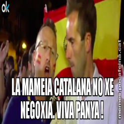 LA MAMEIA CATALANA NO XE NEGOXIA. VIVA PANYA !