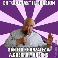 EN "COLETAS" I L'ERREJON SóN ELS F.GONZALEZ & A.GUERRA MODERNS