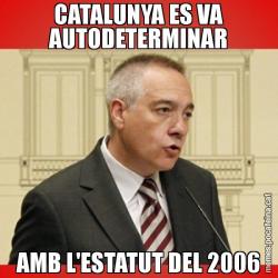 CATALUNYA ES VA AUTODETERMINAR AMB L'ESTATUT DEL 2006
