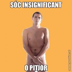 SÓC INSIGNIFICANT O PITJOR