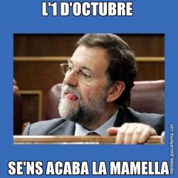 L'1 D'OCTUBRE  SE'NS ACABA LA MAMELLA