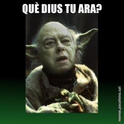 QUÈ DIUS TU ARA?