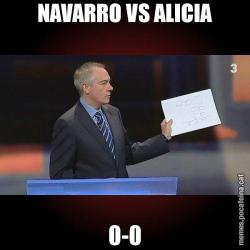 NAVARRO VS ALICIA 0-0