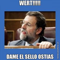 WERT!!!!! DAME EL SELLO OSTIAS