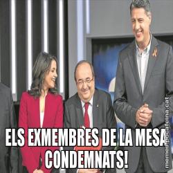 ELS EXMEMBRES DE LA MESA CONDEMNATS!