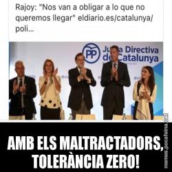 AMB ELS MALTRACTADORS, TOLERÀNCIA ZERO!