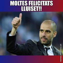 MOLTES FELICITATS LLUISET!!
