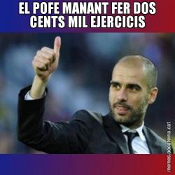 EL POFE MANANT FER DOS CENTS MIL EJERCICIS