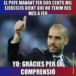 EL POFE MANANT FER DOS CENTS MIL EJERCICIS DIENT QUE NO TENIM RES MÉS A FER YO: GRÀCIES PER LA COMPRENSIÓ