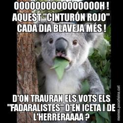 OOOOOOOOOOOOOOOOH ! AQUEST "CINTURÓN ROJO" CADA DIA BLAVEJA MÉS ! D'ON TRAURAN ELS VOTS ELS "FADARALISTES" D'EN ICETA I DE L'HERRERAAAA ?