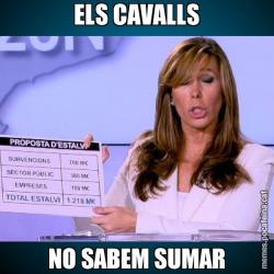 ELS CAVALLS NO SABEM SUMAR