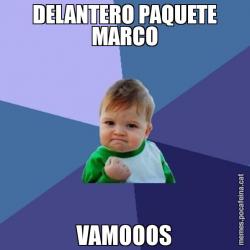 DELANTERO PAQUETE MARCO VAMOOOS