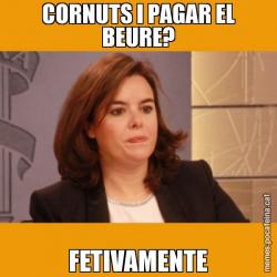 CORNUTS I PAGAR EL BEURE? FETIVAMENTE