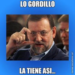 LO GORDILLO LA TIENE ASI...