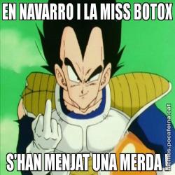 EN NAVARRO I LA MISS BOTOX S'HAN MENJAT UNA MERDA !
