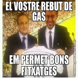 EL VOSTRE REBUT DE GAS EM PERMET BONS FITXATGES