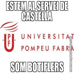 ESTEM AL SERVEI DE CASTELLA SOM BOTIFLERS