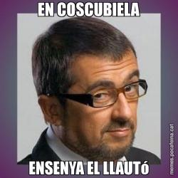 EN COSCUBIELA ENSENYA EL LLAUTó