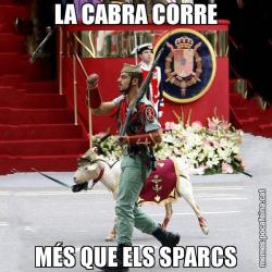 LA CABRA CORRE MÉS QUE ELS SPARCS
