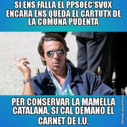 SI ENS FALLA EL PPSOEC'SVOX ENCARA ENS QUEDA EL CARTUTX DE LA COMUNA PUDENTA PER CONSERVAR LA MAMELLA CATALANA, SI CAL DEMANO EL CARNET DE I.U.