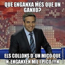 QUE ENGANXA MÉS QUE UN GANXO? ELS COLLONS D´UN MICO QUE N´ENGANXEN MIL I PICO !!!N