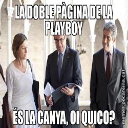 LA DOBLE PÀGINA DE LA PLAYBOY ÉS LA CANYA, OI QUICO?