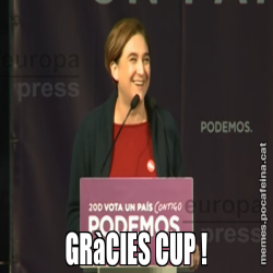 GRàCIES CUP !