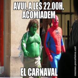 AVUI, A LES 22.00H, ACOMIADEM EL CARNAVAL