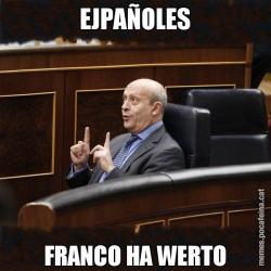 EJPAÑOLES FRANCO HA WERTO