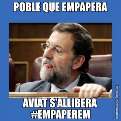 POBLE QUE EMPAPERA AVIAT S'ALLIBERA #EMPAPEREM