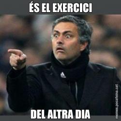 ÉS EL EXERCICI DEL ALTRA DIA