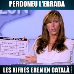 PERDONEU L'ERRADA LES XIFRES EREN EN CATALÀ