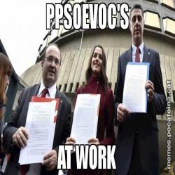PPSOEVOC'S AT WORK