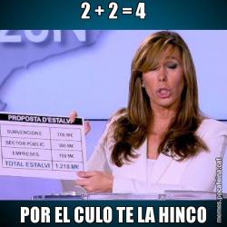 2 + 2 = 4 POR EL CULO TE LA HINCO