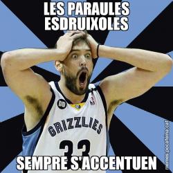 LES PARAULES ESDRUIXOLES SEMPRE S'ACCENTUEN