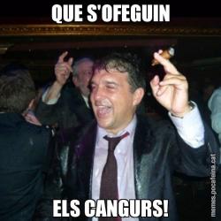 QUE S'OFEGUIN ELS CANGURS!