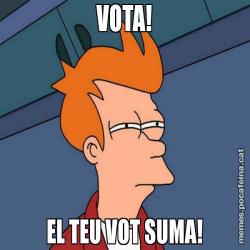 VOTA! EL TEU VOT SUMA!