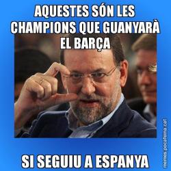 AQUESTES SÓN LES CHAMPIONS QUE GUANYARÀ EL BARÇA SI SEGUIU A ESPANYA