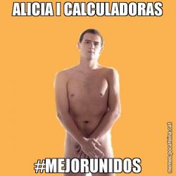 ALICIA I CALCULADORAS #MEJORUNIDOS
