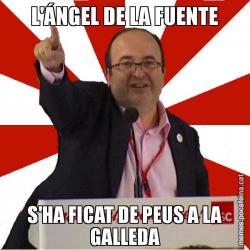 L'ÁNGEL DE LA FUENTE S'HA FICAT DE PEUS A LA GALLEDA