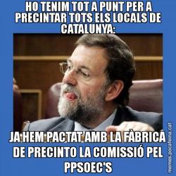 HO TENIM TOT A PUNT PER A PRECINTAR TOTS ELS LOCALS DE CATALUNYA: JA HEM PACTAT AMB LA FÀBRICA DE PRECINTO LA COMISSIÓ PEL PPSOEC'S