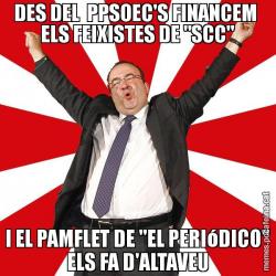 DES DEL  PPSOEC'S FINANCEM  ELS FEIXISTES DE "SCC" I EL PAMFLET DE "EL PERIóDICO" ELS FA D'ALTAVEU