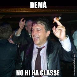 DEMÀ NO HI HA CLASSE