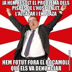 JA HEM RESOLT EL PROBLEMA DELS PISPES DE L'HOSPITALET, L'ALCÀZAR I EN PLAZA HEM FOTUT FORA EL BOCAMOLL QUE ELS VA DENUNCIAR