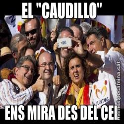 EL "CAUDILLO" ENS MIRA DES DEL CEL