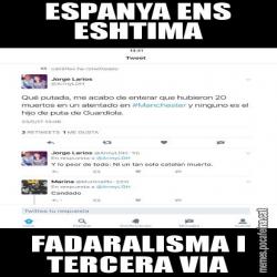 ESPANYA ENS ESHTIMA FADARALISMA I TERCERA VIA