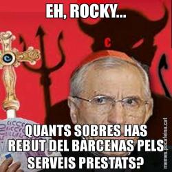 EH, ROCKY... QUANTS SOBRES HAS REBUT DEL BÀRCENAS PELS SERVEIS PRESTATS?
